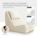 Giant Bean Bag Chair for Adults, Corduroy Chaise Lounge - Image 5