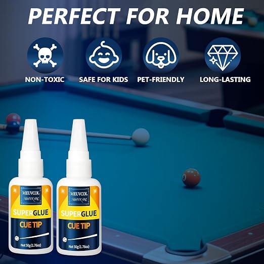 Pool Cue Tip Glue 100g, Quick Dry Billiard Cue Tip Glue - Image 6