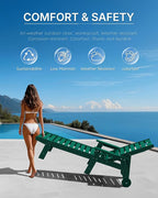 Patio Chaise Lounge Chair Set of 2, Oversize Lounge Chairs - Image 7
