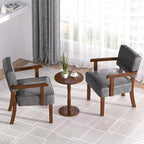 FAGAGA Accent Chair, PU Leather Oversized Living Room Chairs - Image 5