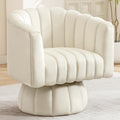 Swivel Accent Barrel Chair by YUUIJOAA