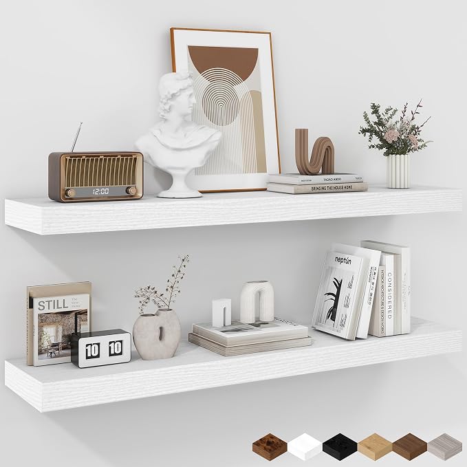Fun Memories 36 Inch Floating Shelves by FunMemories