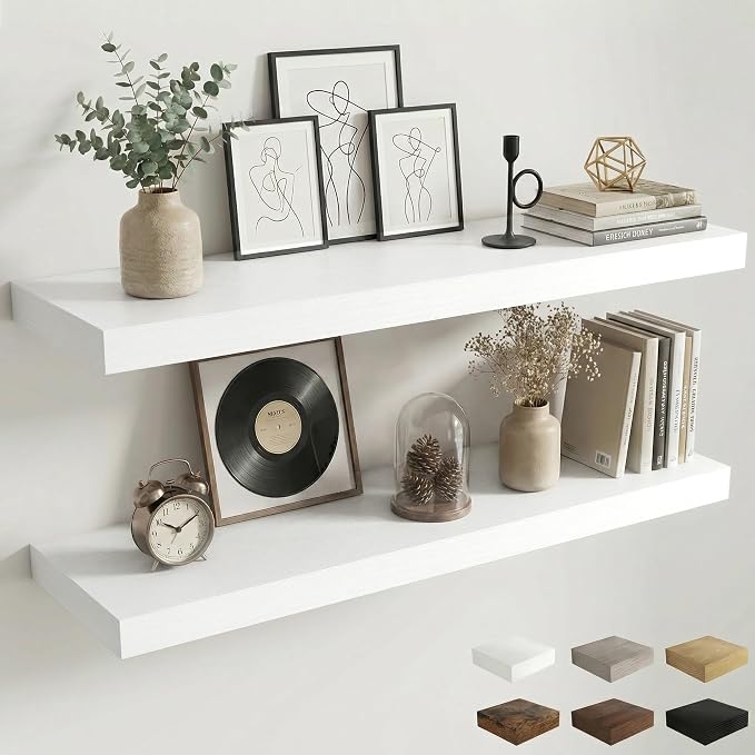 Dreamland White Floating Shelves by Dreamland