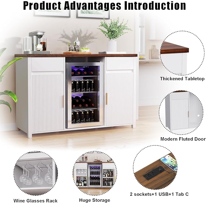 GDLF Large Coffee Bar Cabinet - Image 7