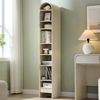 IFGET 67" Tall Arched Bookshelf, 8 Tiers Arch Bookcase by IFGETEnrichYourLivingSpace