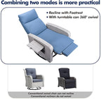 ZZW Outdoor Recliner Chair, Wicker Patio Recliners - Image 6