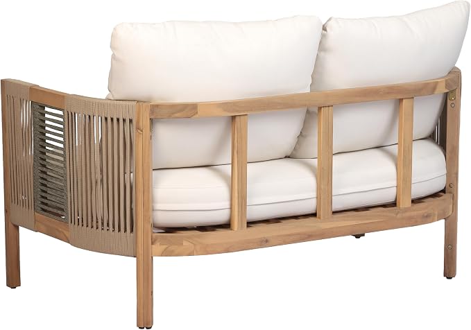 Christopher Knight Home 5-Piece Acacia Wood Patio Furniture Set - Image 8