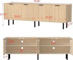 TV Stand for 80 Inch TV, Entertainment Center - Image 3