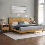 Bme Rhombus King Bed Frame – Solid Rubber Wood - Image 3