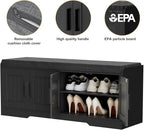 Homleke 2-Tier Storage Bench, Shoe Bench - Image 9