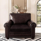 ANARACHON Leather Look Couch Cushion Covers Sofa Seat Slipcovers Sets Couches - Image 2