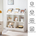 HOOBRO Kids Bookshelf, Toy Organizer and Storage, Bookshelf - Image 5
