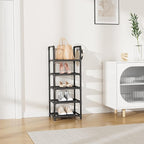 LANTEFUL Narrow Shoe Rack 5 Tier Shoe Shelf Storage - Image 2
