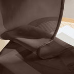MIULEE Chocolate Sheer Curtains 63 Inches Long 4 Panels 42 x 63 Inches | Light - Image 7