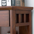 Leick Home 82263 Mission Mantel Height Corner Bookcase - Image 8