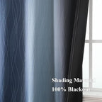 Navy Blue and Black Ombre Blackout Curtains - Image 5
