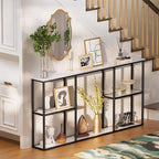 WOHOMO Console Table, Small Modern Entryway Table - Image 4