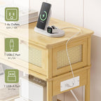Entryway Table Sofa Console Table, Bamboo Small Entry Way Table - Image 3