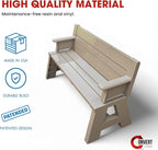 Convert-a-Bench Gen 1 2-in-1 Outdoor Convertible Bench to Picnic Table | - Image 4