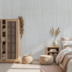 Beige Grey Grasscloth Peel and Stick Wallpaper 15.74" X 118.11" Boho Textured - Image 2