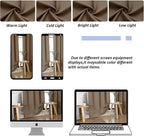 Simplebrand Ava Brown Blackout Curtains - Image 9