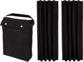 Amazon Basics Portable Energy Saving Noise Reducing Blackout Curtain Shade by AmazonBasics