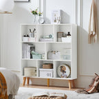 LEYAOYAO 8 Cube Bookshelf, 3 Tier Bookcase - Image 7