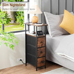 LOAKEKEL Narrow End Table Living Room - Image 6