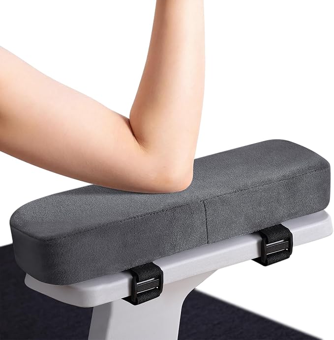 Smiry Ergonomic Office Chair Armrest Pads, Memory Foam Arm Rest Covers by Smiry