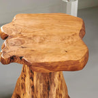 Greenage Cedar Roots Plant Stand Tree Stump End Table 13.5" x 16" x 19" H - Image 3