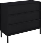 Coaster Home Furnishings Jess 2-Door Arched Fluted Glass Accent Cabinet Black - Image 7