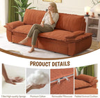 73.2" Sofa Bed Queen, 3-in-1 Pull Out Sofa Bed - Image 6