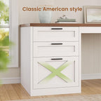 SEDETA Farmhouse 67" L Shaped Desk - Image 8