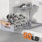 REALINN Under Sink Organizer, Pull Out Cabinet Organizer 2 Tier Slide Out Sink - Image 3