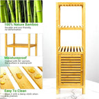 RoyalHouse Bamboo 3-Tier Floor Organizer - Image 4