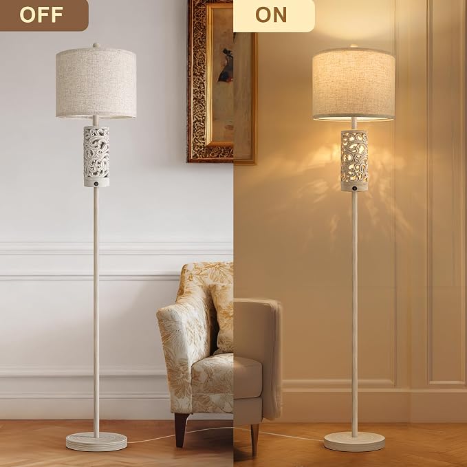 OYEARS 65“ Farmhouse Floor Lamp - Image 7
