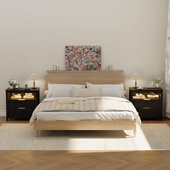 WOOVIVS End Table Set of 2 - Image 2