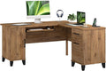 Bush Home 60-Inch L-Shaped Desk by BushHome
