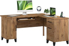 Bush Home 60-Inch L-Shaped Desk by BushHome