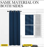 NICETOWN Moroccan Blue Blackout Curtains 96" Long - Image 6