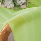Lime Kitchen Sheer Curtains for Bedroom Living Room 45 Inch Length, Soft Solid - Image 6