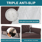 Turquoize 100% Waterproof Sofa Covers Couch Cover - Image 4