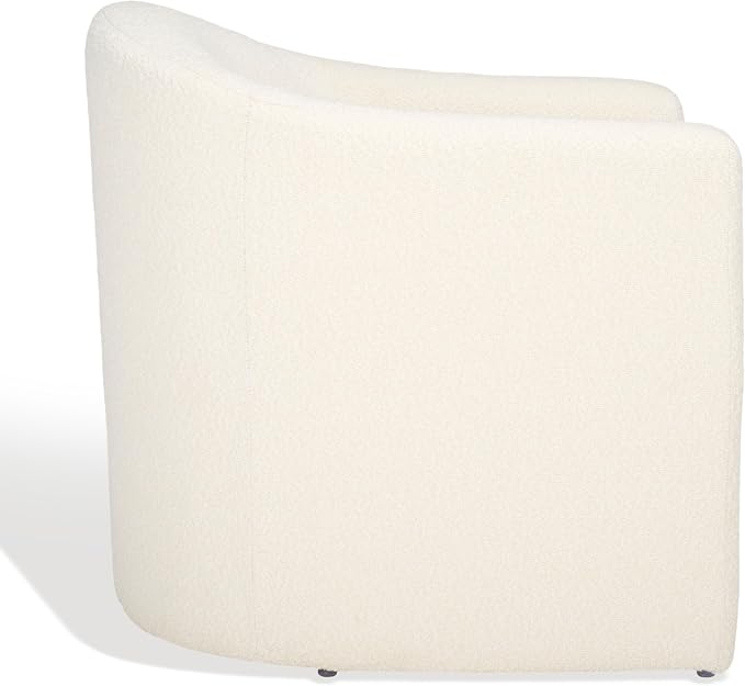 SAFAVIEH Couture Collection Laylette Ivory Boucle Accent Chair - Image 11