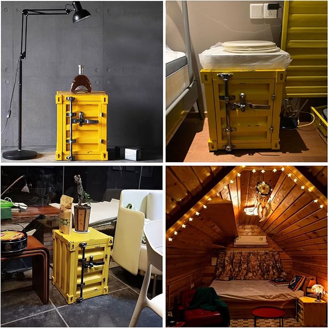 ZHAOYONGLI-End Tables Industrial Nightstand Table, New - Image 4