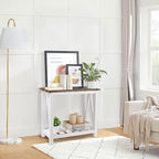 Narrow End Table Rectangular Side Tables - Image 2
