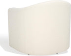 SAFAVIEH Couture Collection Laylette Ivory Boucle Accent Chair - Image 8