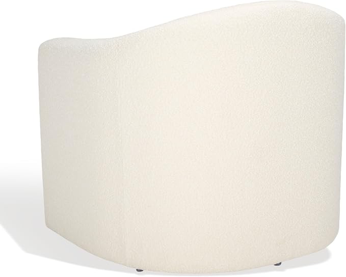 SAFAVIEH Couture Collection Laylette Ivory Boucle Accent Chair - Image 8