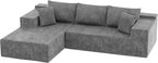 Homall 108" Modular Sectional Sofa, Boneless Couch - Image 9