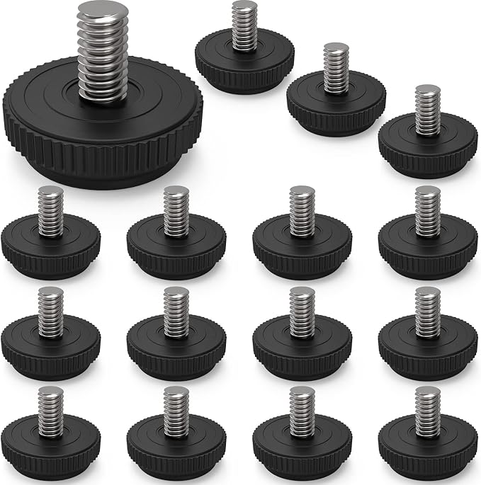ONEHOME 16 Pack 5/16-18 Stainless Steel Adjustable Threaded Furniture Leg by ONEHOME
