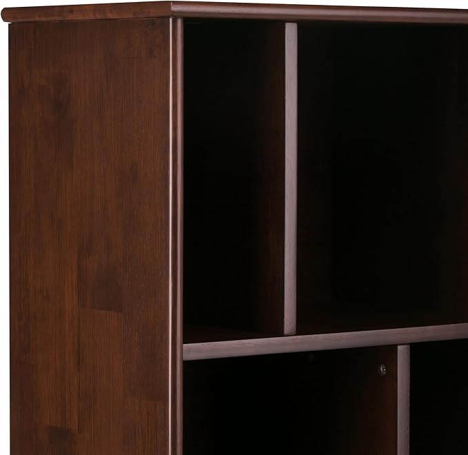 SIMPLIHOME Draper 22 inch Mid-Century Modern 6 Cubbie Bookcase - Image 9